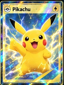 Karta Pikachu — kategoria Pokémon